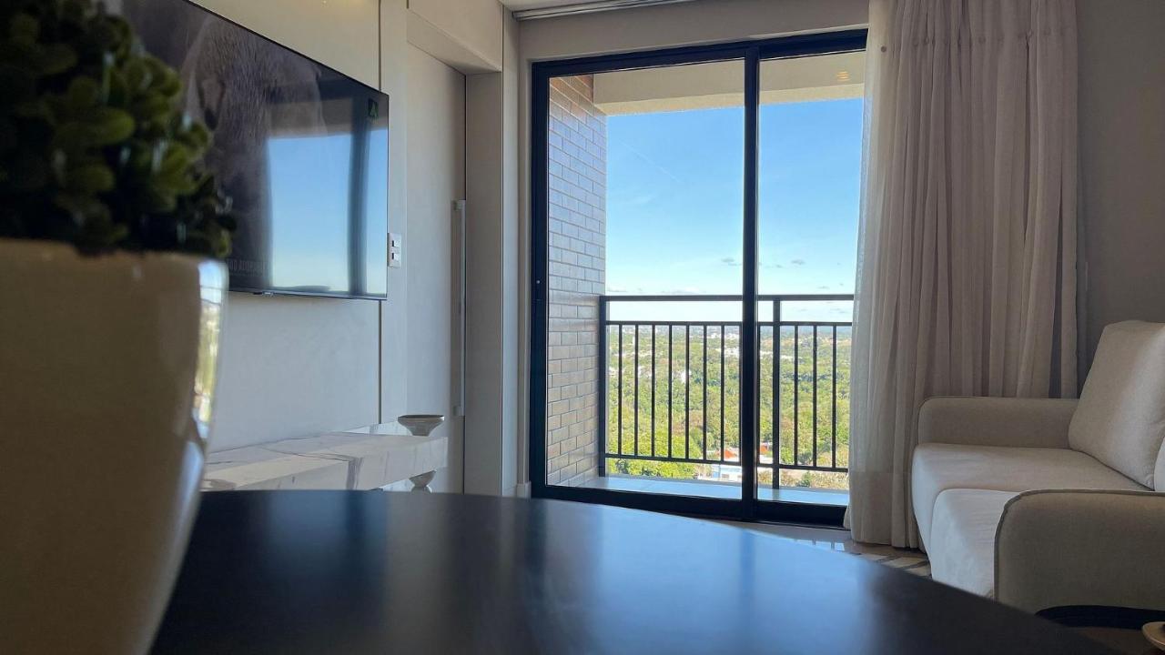 フォス・ド・イグアスStudio No Ultimo Andar No Centro De Foz Com Vista Para O Rio Paranaアパートメント エクステリア 写真
